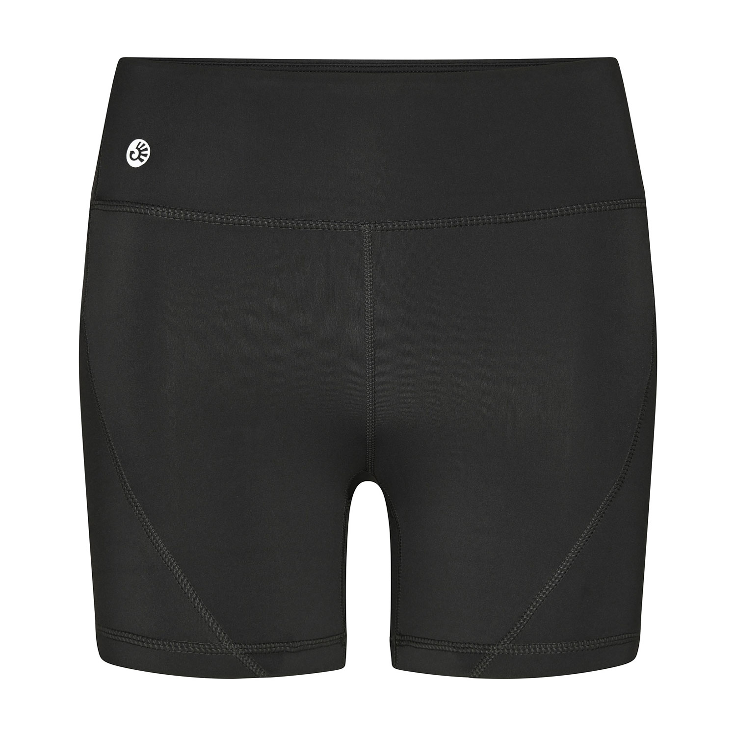 Bodhi Niyama Essentials Női Biker Shortie Leggings rövid biker nadrág jógához és fitneszhez fekete Méret: XS
